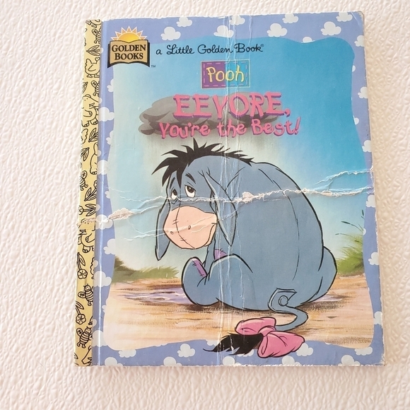 A Little Golden Book Pooh "Eeyore Your The Best" - Picture 2 of 4